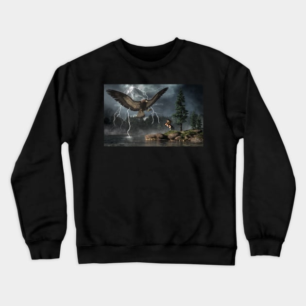 Thunderbird Crewneck Sweatshirt by DanielEskridge